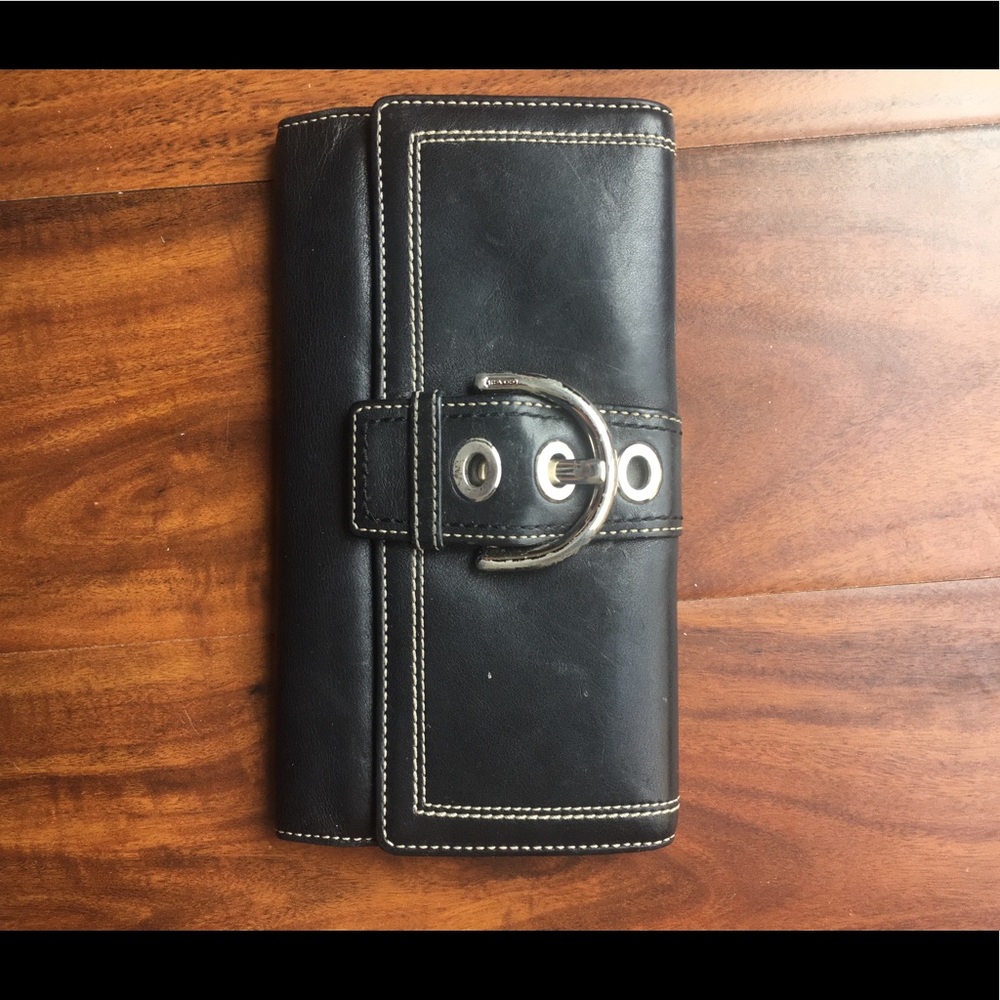 Coach leather wallet